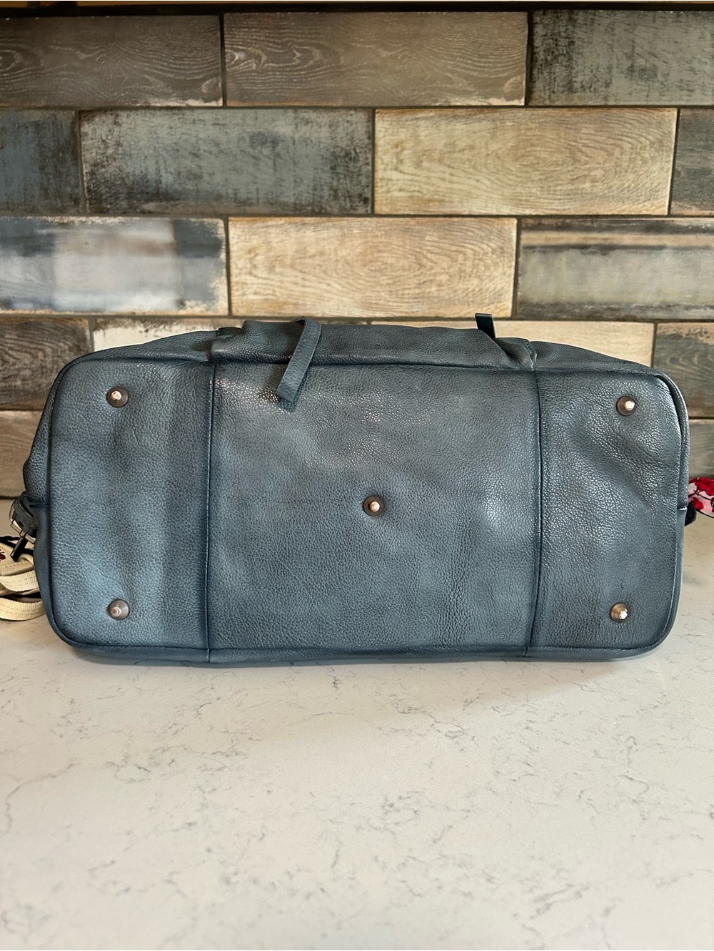 Stormy Seas We The Free Emerson Tote W/ Micro Emerson, Charms, & Scarves - Picture 15 of 16